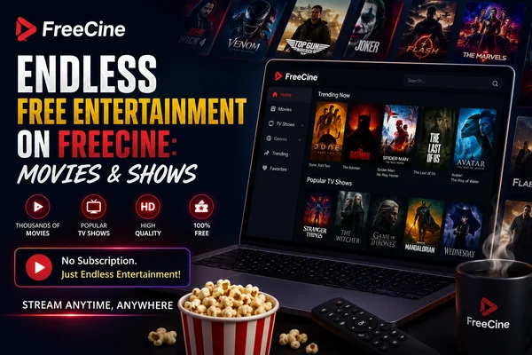 Endless Free Entertainment on FreeCine: Movies & Shows