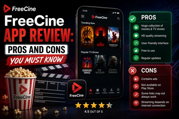 FreeCine App Review: Pros and Cons You Must Know